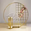 Wedding Backdrop Frame Stand Half Mesh Design