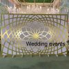 Lotus flower backdrop giant wedding decoration