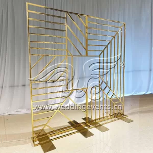 Wedding Backdrop Stand Gold