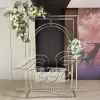 Arches for Weddings Silver stainless steel backdrop