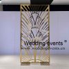 Wedding golden backdrop laser cutting carved design