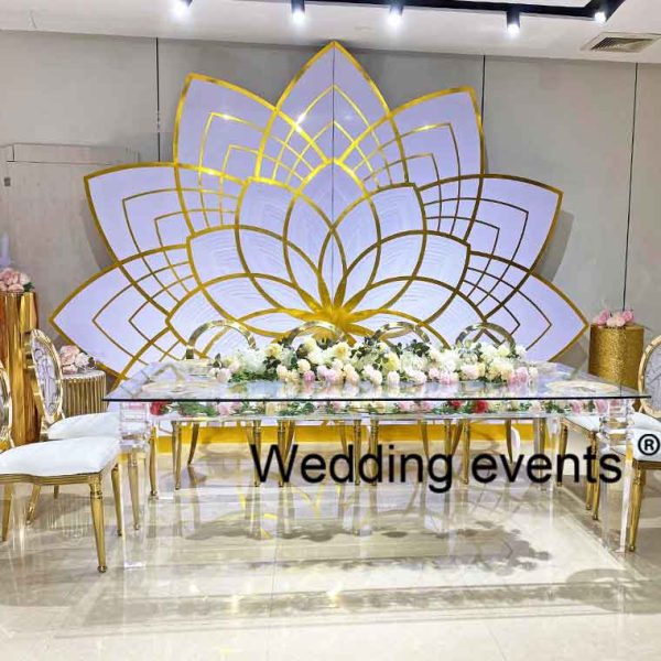 Lotus wedding backdrop