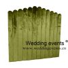 Wave design wedding backdrop green velvet board