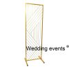 Simple wedding backdrop lines stands for stage