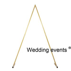 Triangle wedding backdrop