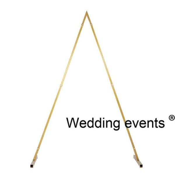 Triangle wedding backdrop