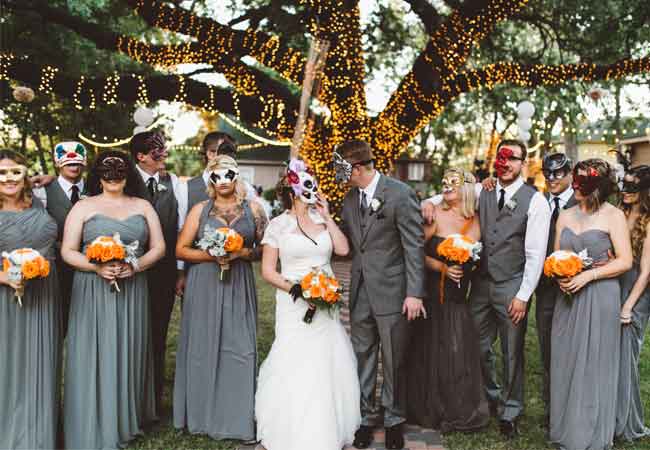 Subtly Spooky October Wedding