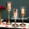 Dining table centerpieces candle sticks stand