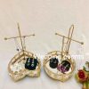 Elegant wedding centerpieces jewelry tray for bride