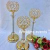 Candelabras crystal candlesticks for wedding event