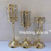 Candlestick holders crystal for wedding banquet