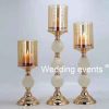 Wedding candlestick 3 ball base pedestal