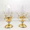Table centerpieces wedding decor glass candle stand