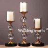 Candle centerpieces 3 ball base design candlesticks