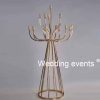 Gold candlestick holder wedding decor candelabra