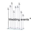 Splendor clear candelabras with 9 arms