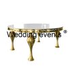 Restaurant dining table with mermaid tail legs