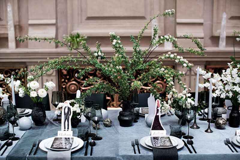 Masculine wedding decor ideas