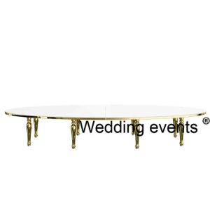 Oval MDF dining table