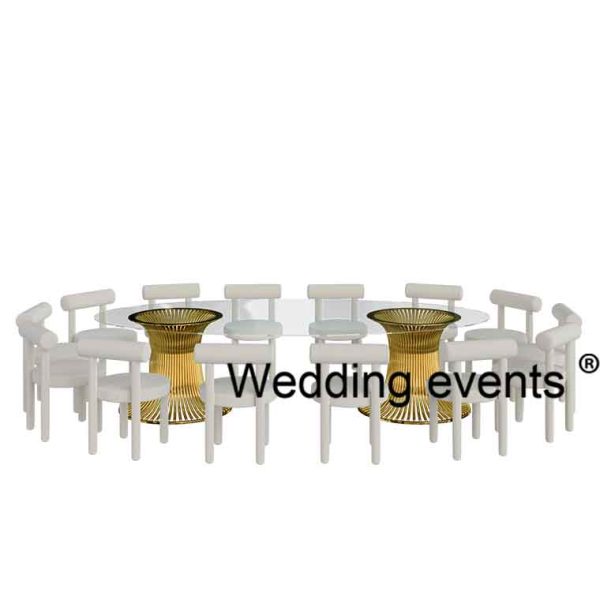 Oval dinning table
