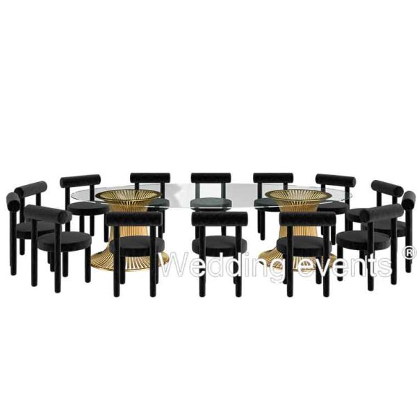 Oval dinning table