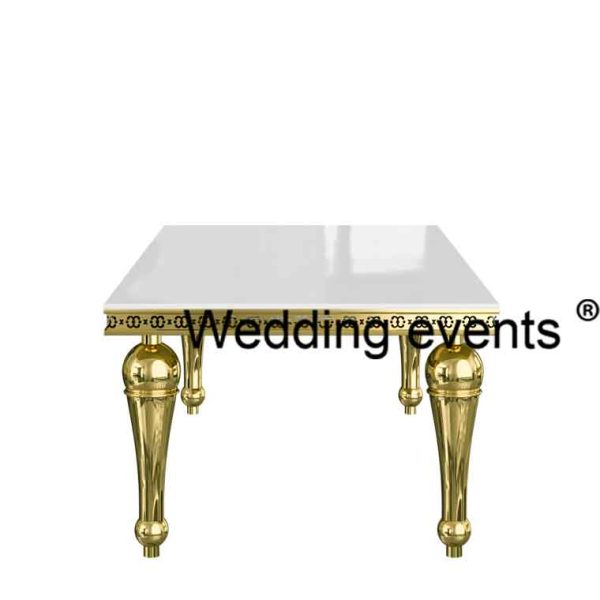 Metal restaurant table