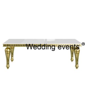 Metal restaurant table