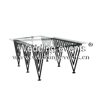Glass wedding table