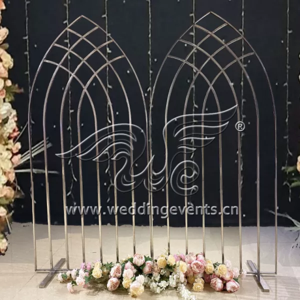 Silver Wedding Backdrop