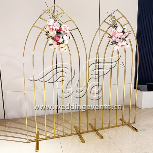 Wedding Backdrop Frame Gold