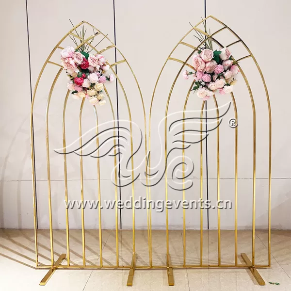 Wedding Backdrop Frame Gold