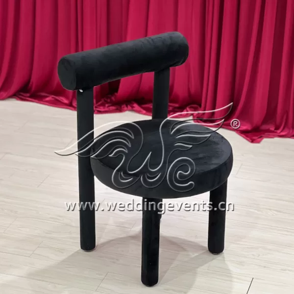 Velvet dining room chair