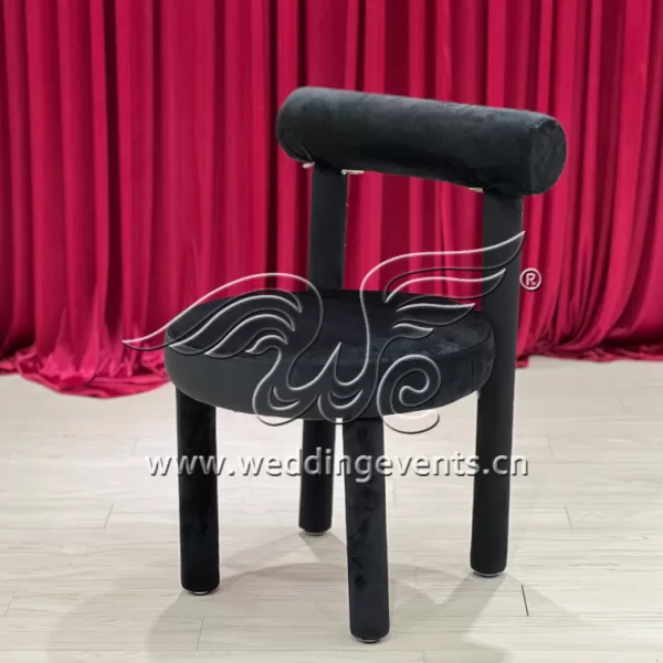 Velvet dining room chair