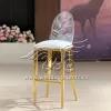 Acrylic Bar Stool Chair with Glowing LED Light