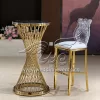 Bar Stool Height Chairs Transparent Backrest