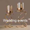 Creative retro candlestick wedding decoration Christmas