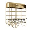 Gold candy cart for wedding party shower