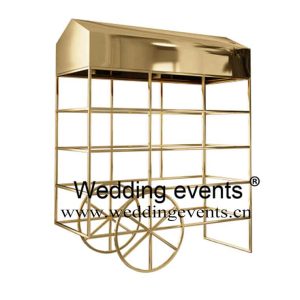 Gold candy cart