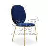 Stay Banquet Chair In Royal Blue Velvet
