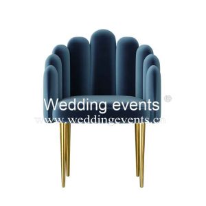 Velvet dining chair