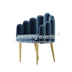 Velvet dining chair