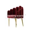 Event wedding hotel chair in wine red