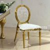 Wedding chair for mandap with clear acrylic back