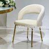 Wedding venue chair rentals in white