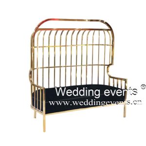 Birdcage sofa in black