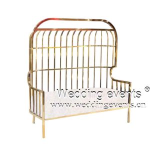 Birdcage sofa in white