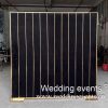 Christmas wedding backdrop velvet panel