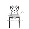 Decor Chairs Wedding Black Frame with Cushion