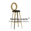 Metal bar stool round back for nightclub