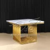 Dining Table Square Golden Base with MDF